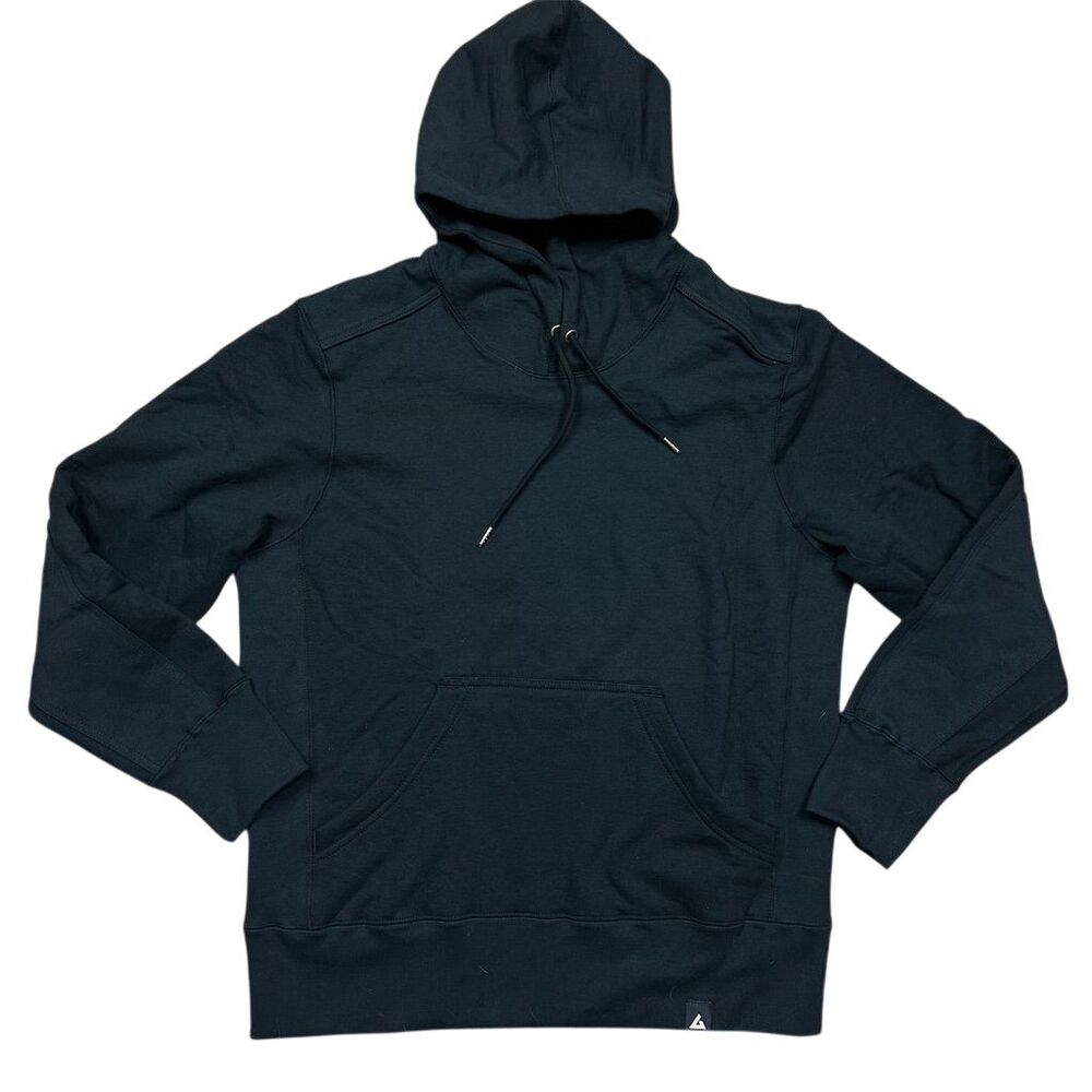 NWOT American Giant Men's Black Classic Pullover Hoodie L Cozy - Picture 2 of 7